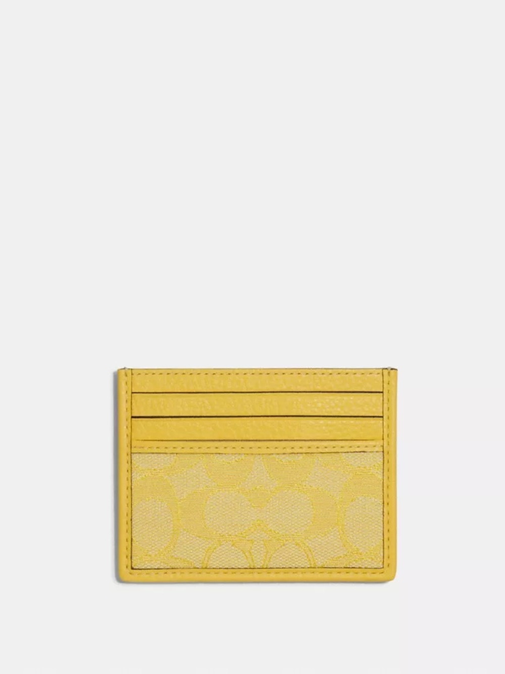 COACH Slim Id Card Case In Signature Jacquard